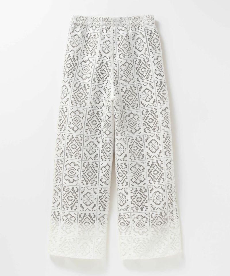 Idnes クロシェライクレースイージーパンツ レディース商品画像-15