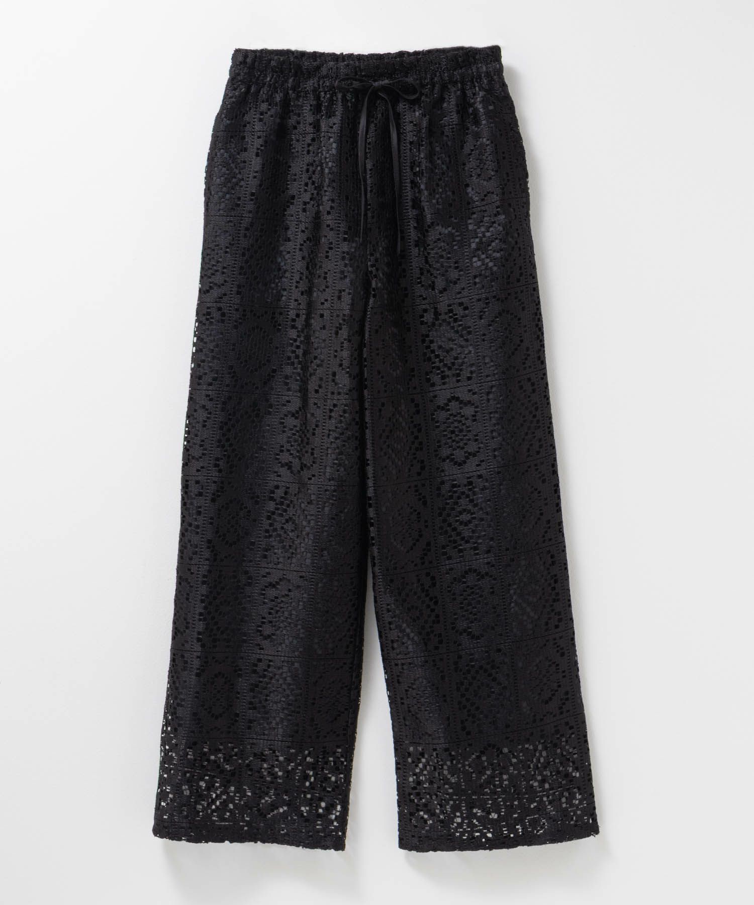 Idnes クロシェライクレースイージーパンツ レディース商品画像-16