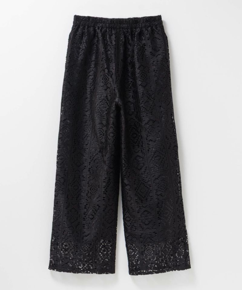 Idnes クロシェライクレースイージーパンツ レディース商品画像-17