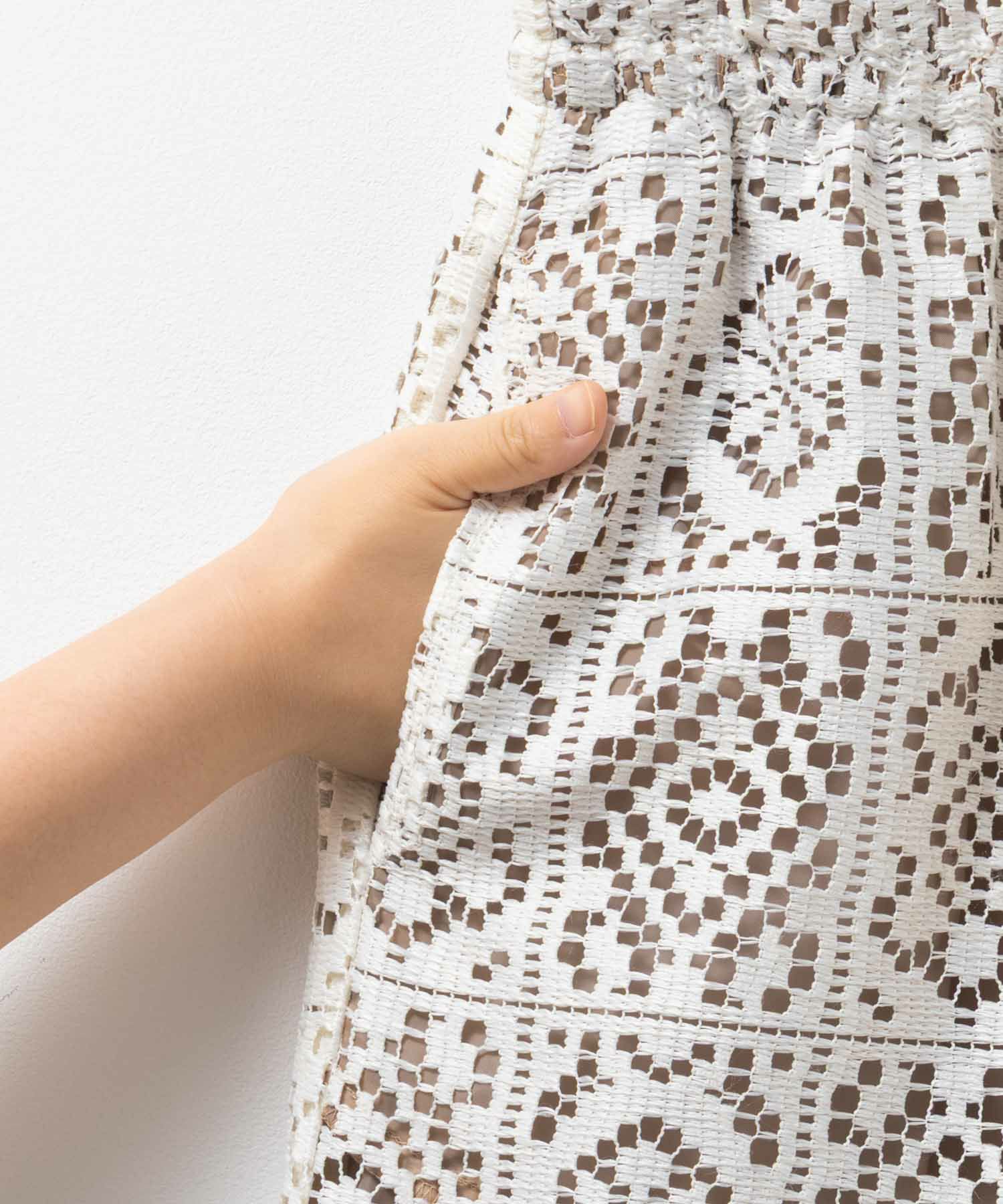 Idnes クロシェライクレースイージーパンツ レディース商品画像-19