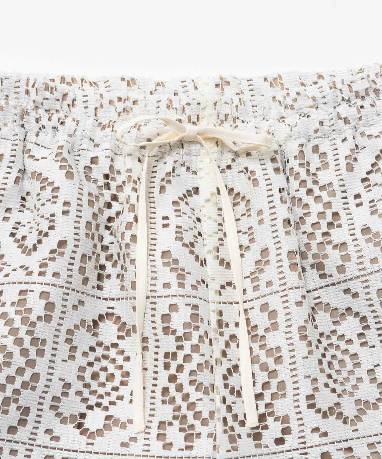 Idnes クロシェライクレースイージーパンツ レディース商品画像-20