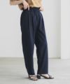 Idnes リネンライクドロストテーパードパンツ レディース商品サムネイル-15