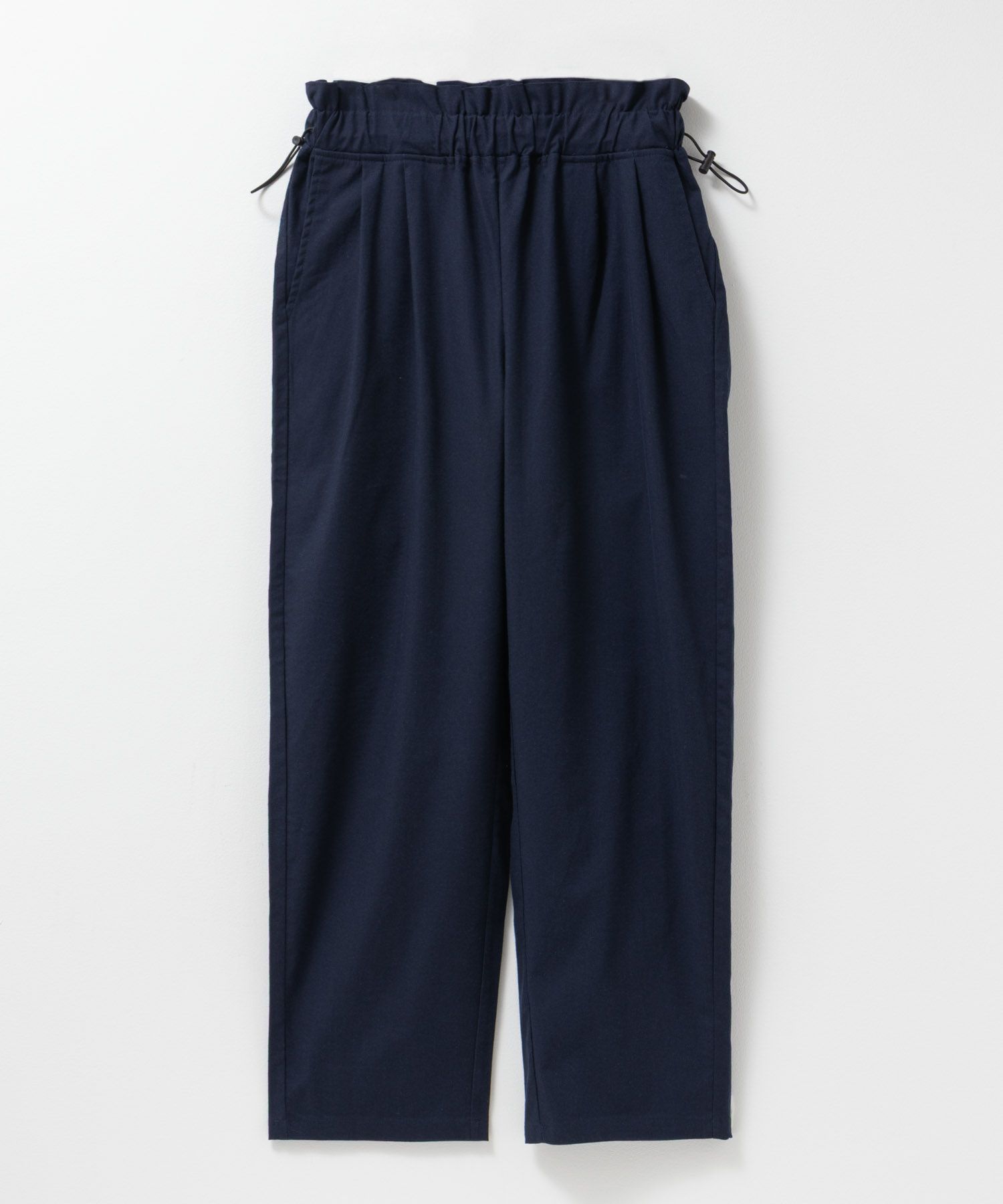 Idnes リネンライクドロストテーパードパンツ レディース商品画像-24