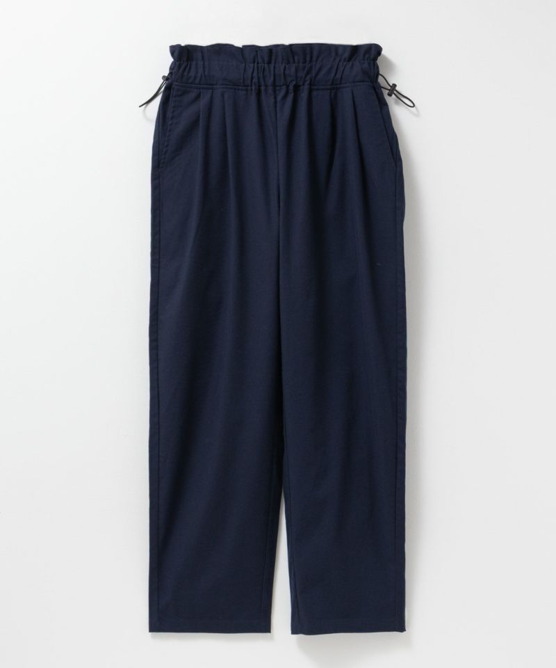 Idnes リネンライクドロストテーパードパンツ レディース商品画像-24