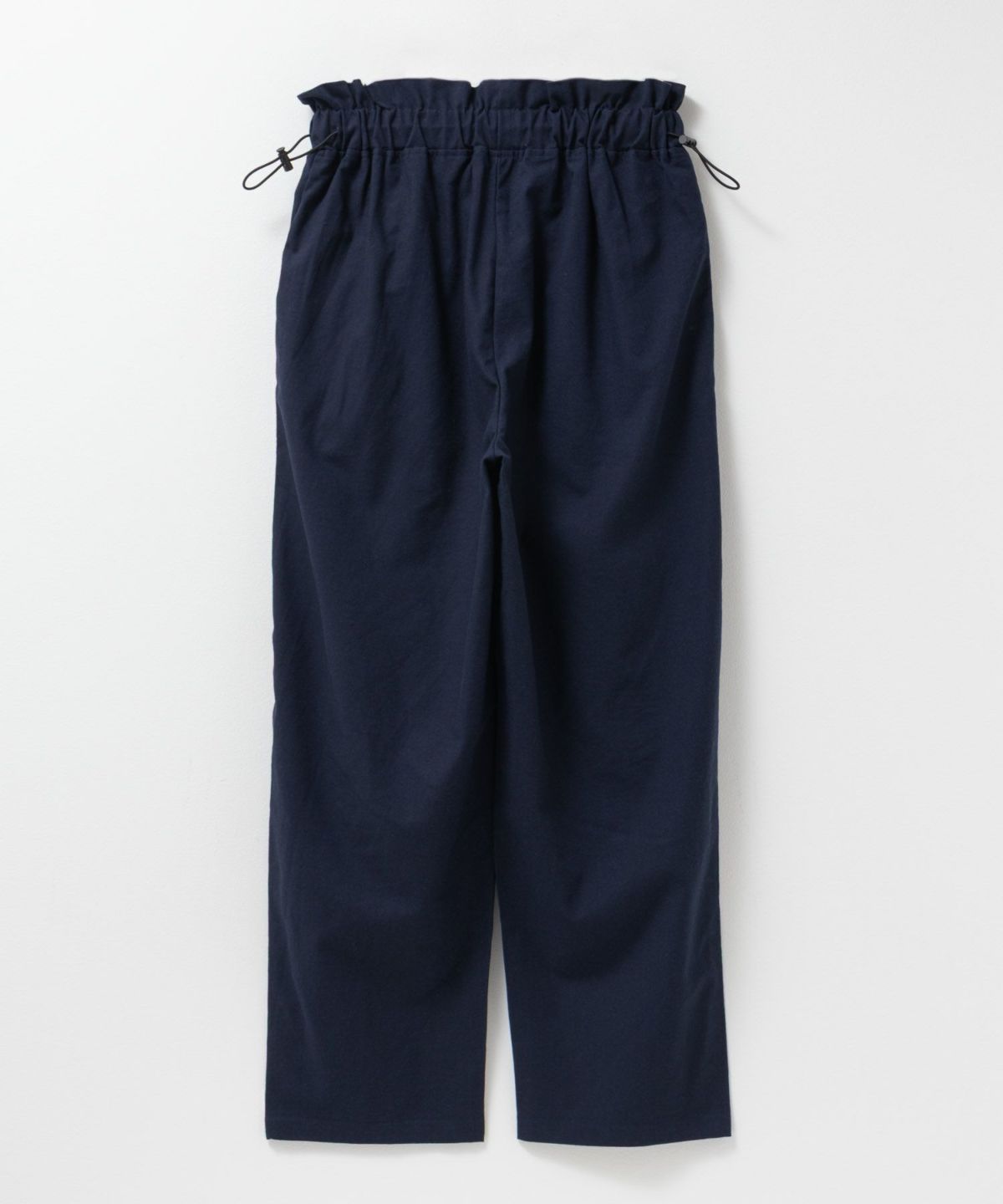 Idnes リネンライクドロストテーパードパンツ レディース