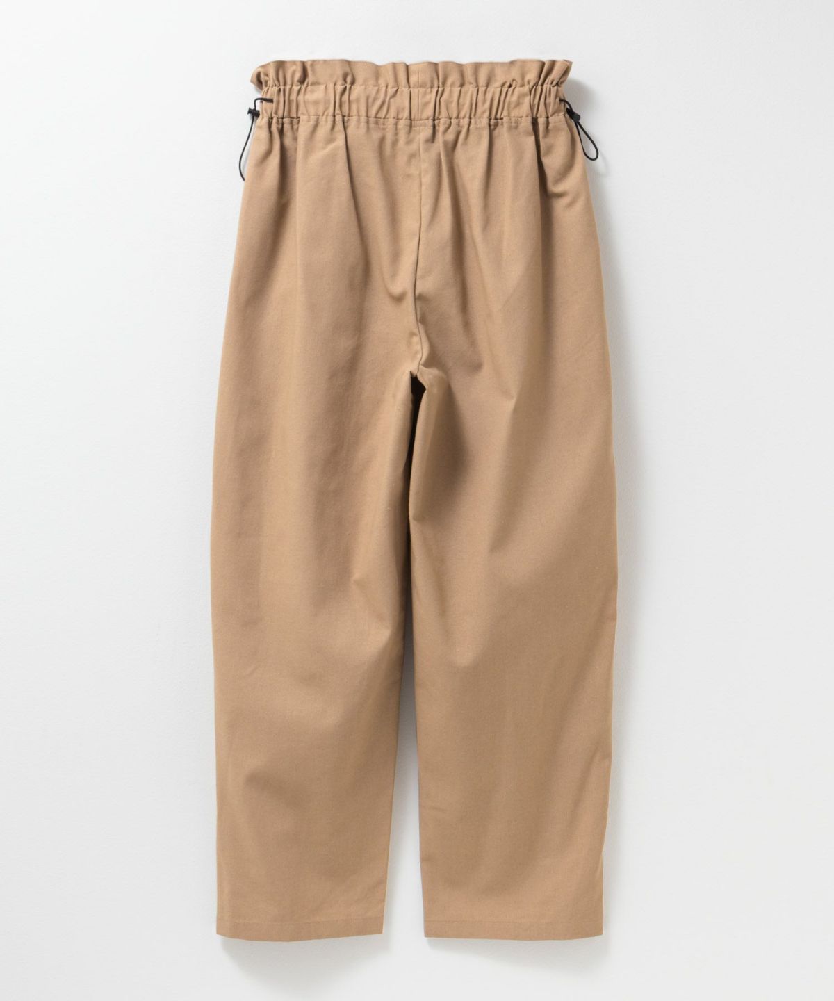 Idnes リネンライクドロストテーパードパンツ レディース