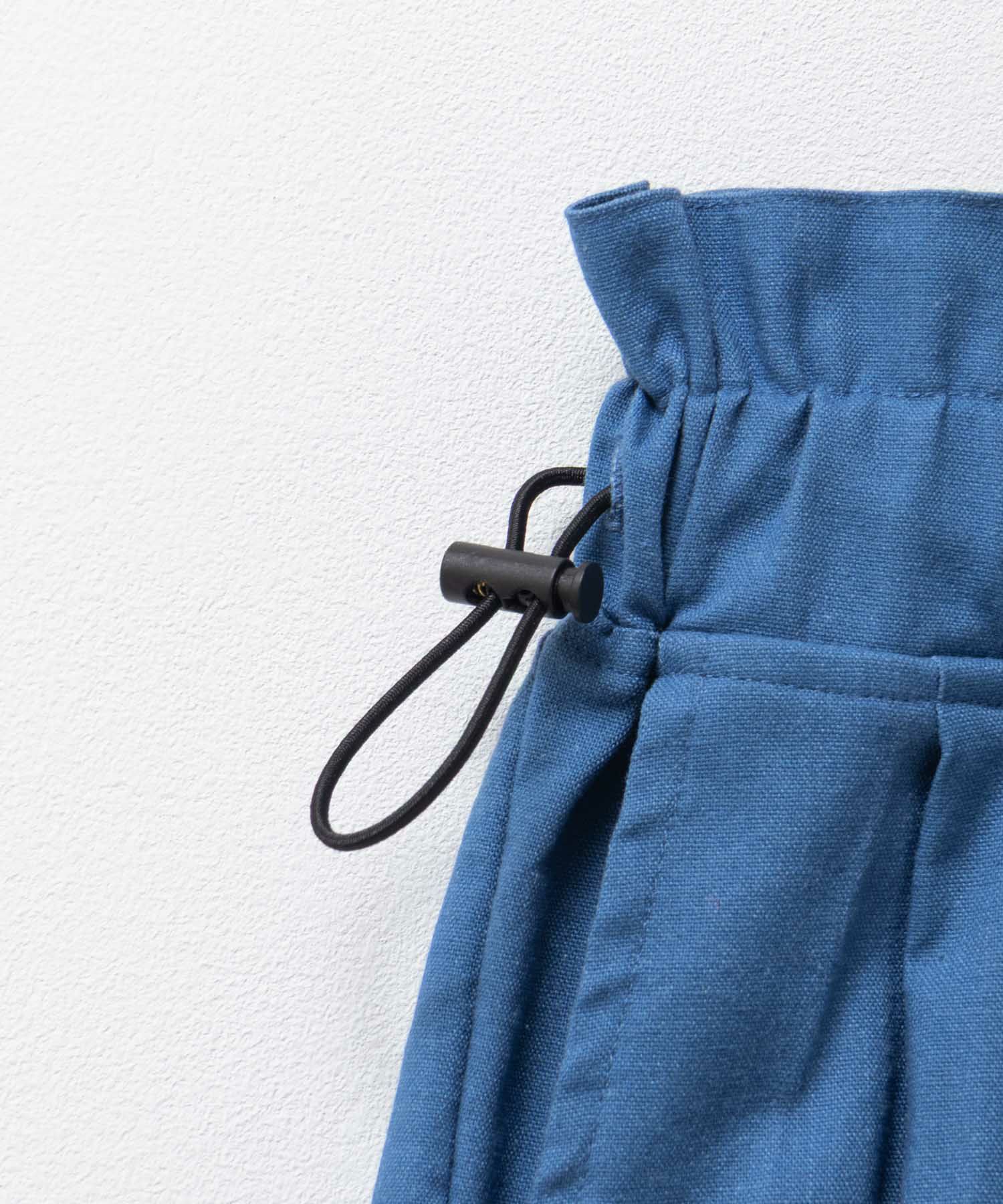 Idnes リネンライクドロストテーパードパンツ レディース