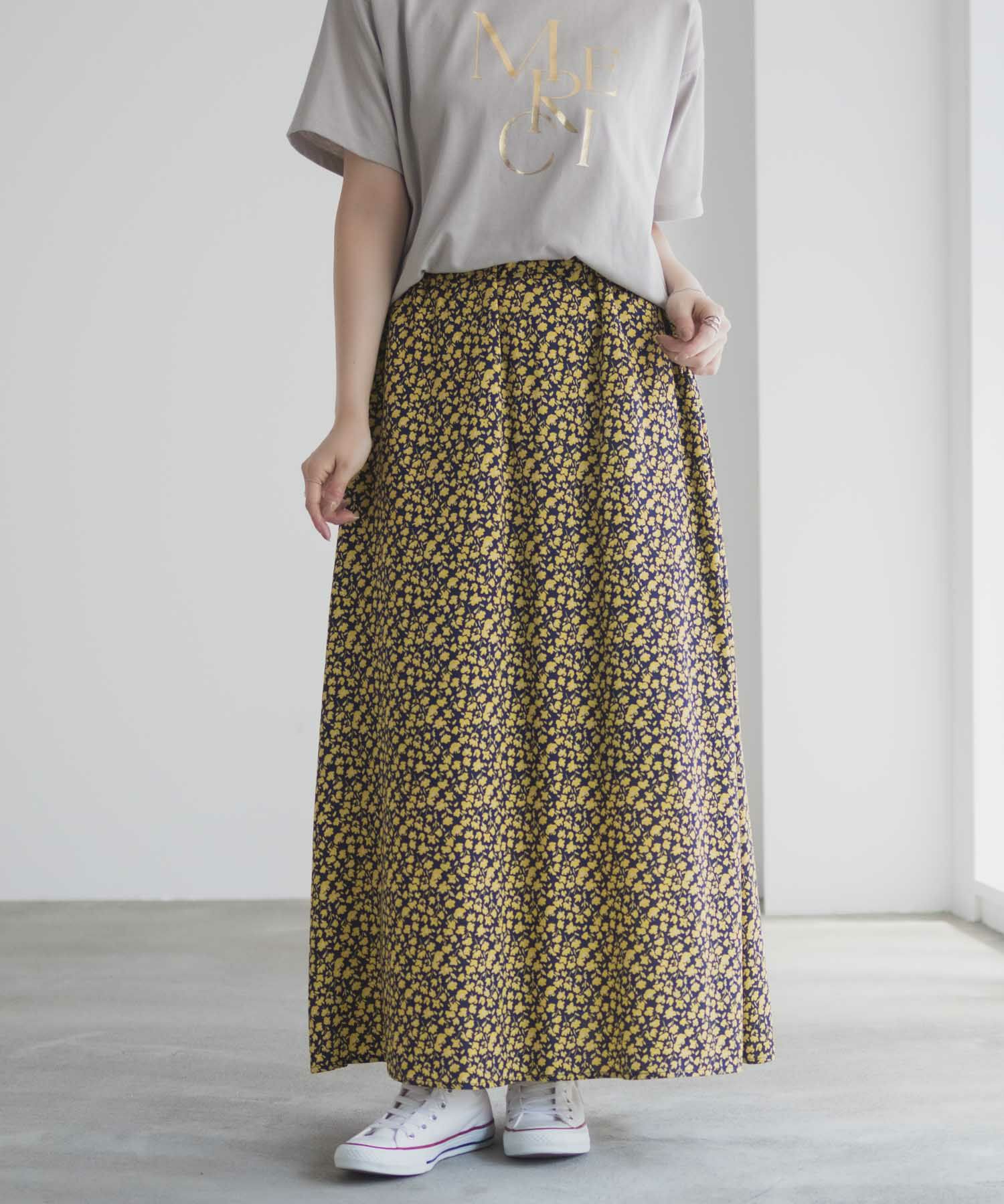 Idnes 小花柄ナロースカート レディース商品サムネイル-5