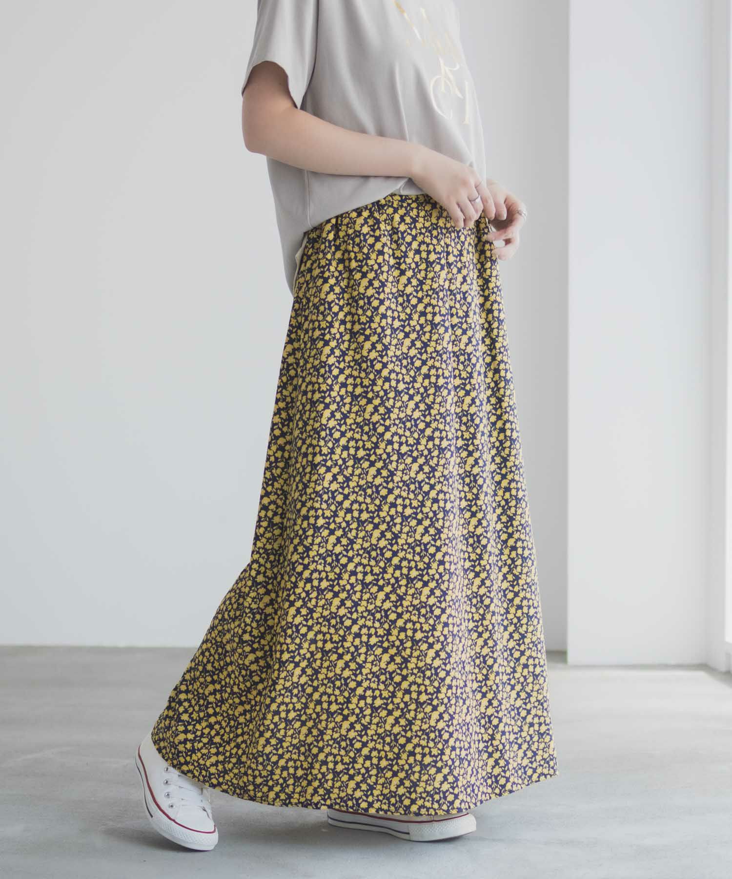 Idnes 小花柄ナロースカート レディース商品サムネイル-7