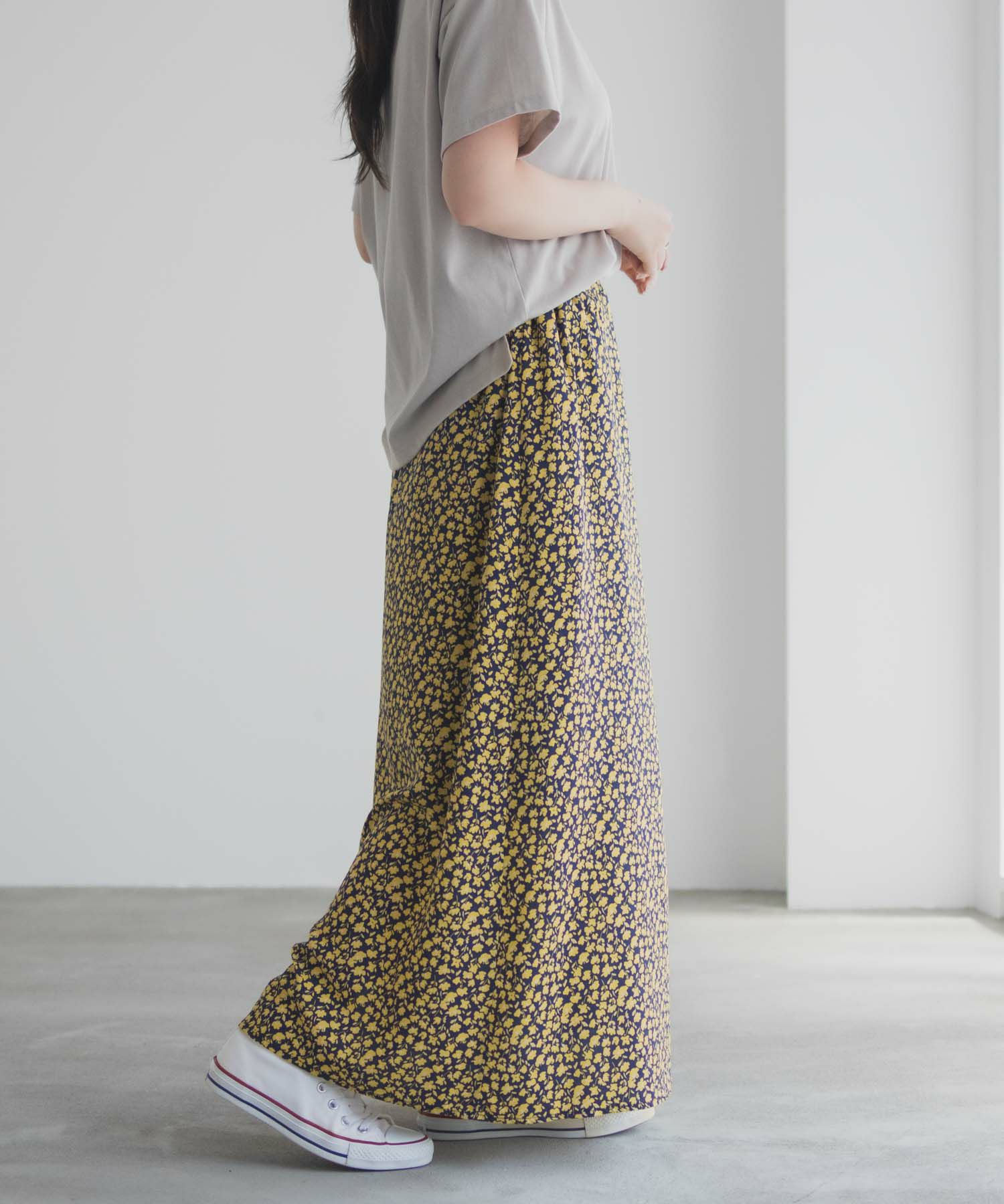 Idnes 小花柄ナロースカート レディース商品サムネイル-8