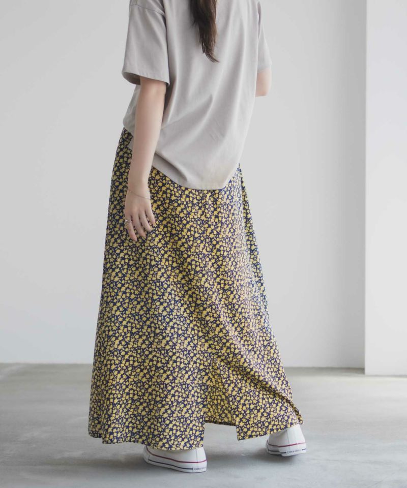 Idnes 小花柄ナロースカート レディース商品画像-9