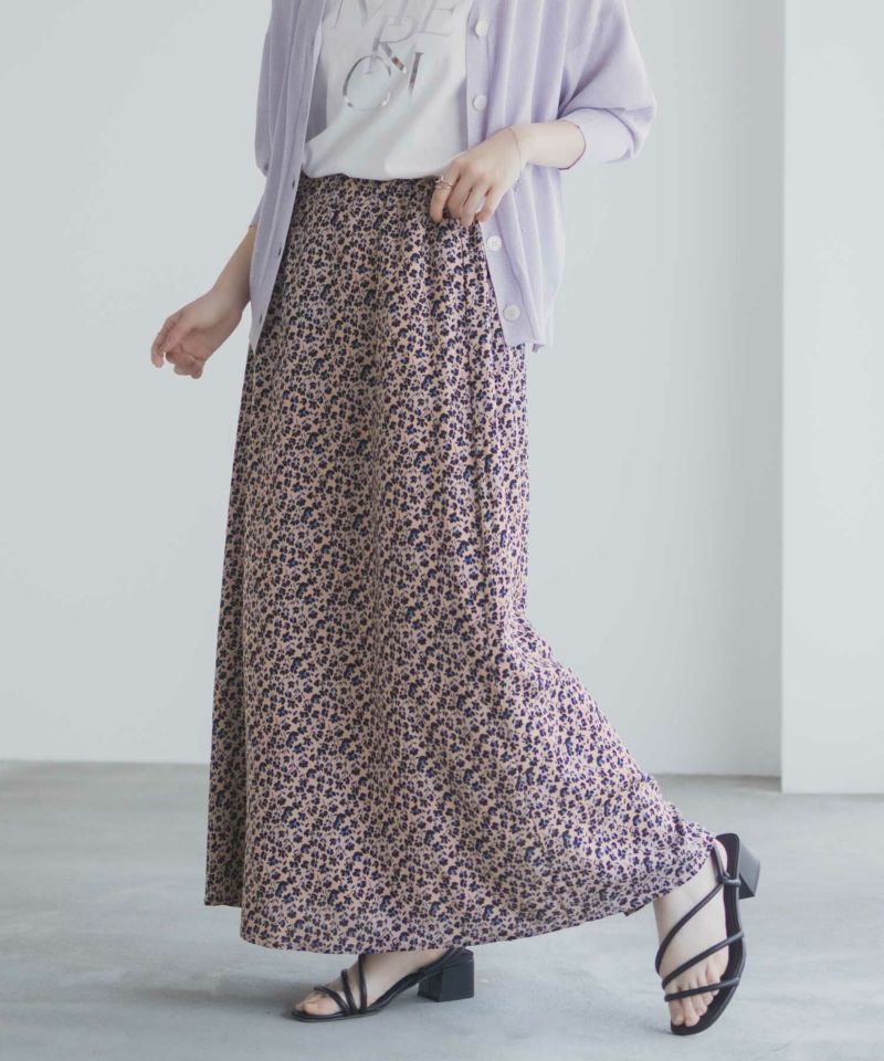 Idnes 小花柄ナロースカート レディース商品画像-12