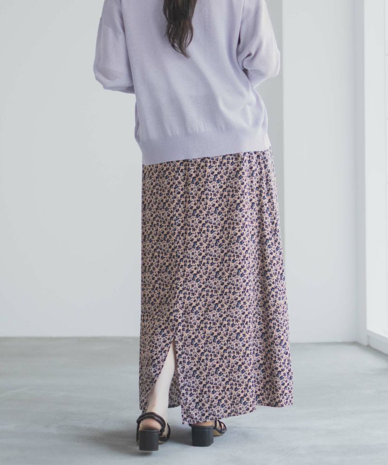 Idnes 小花柄ナロースカート レディース商品画像-14