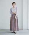 Idnes 小花柄ナロースカート レディース商品サムネイル-15