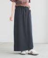 Idnes スウェットナロースカート レディース