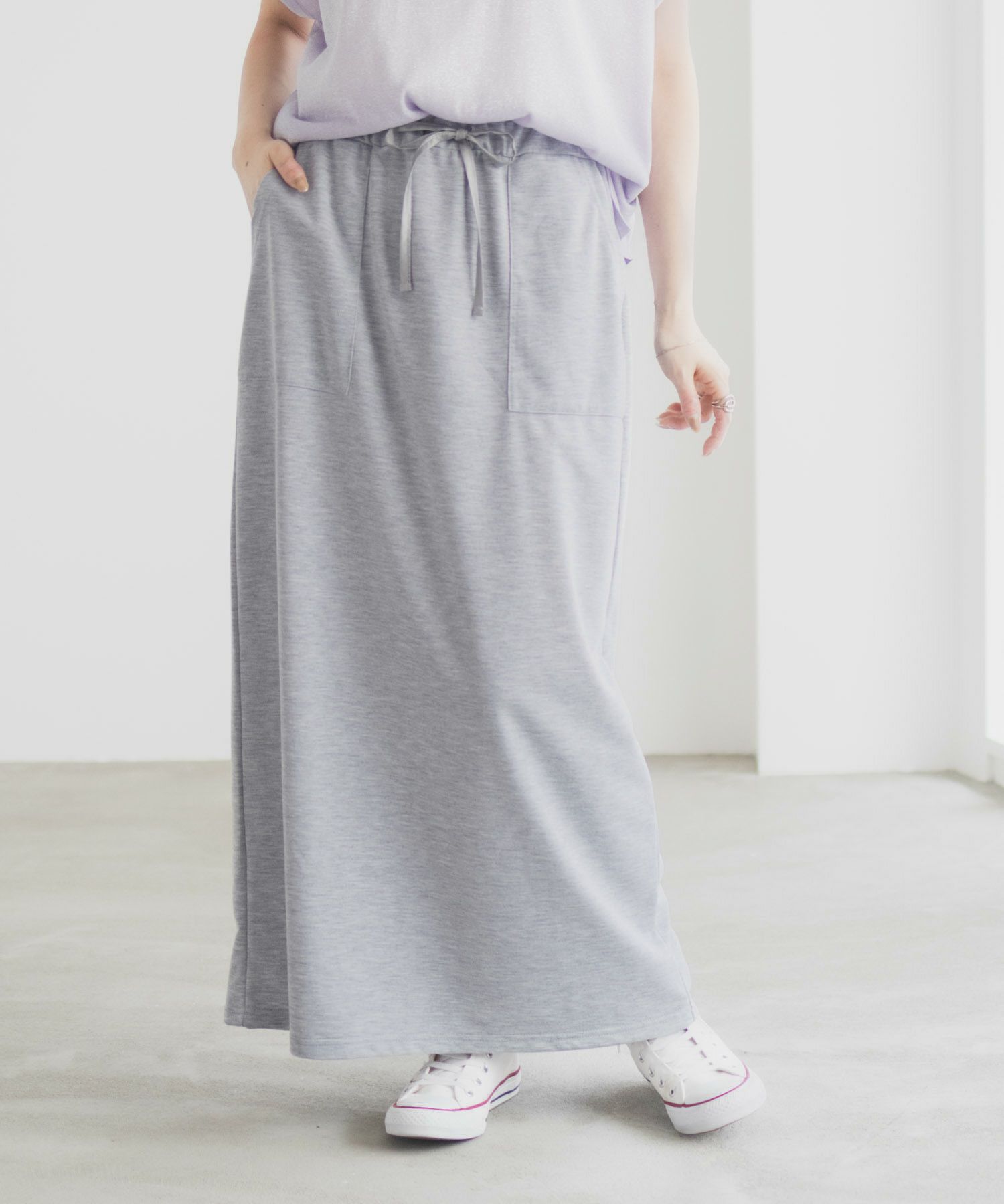 Idnes スウェットナロースカート レディース商品サムネイル-6