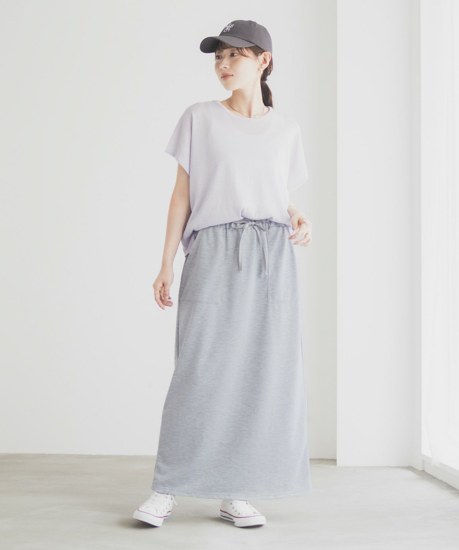 Idnes スウェットナロースカート レディース商品サムネイル-10