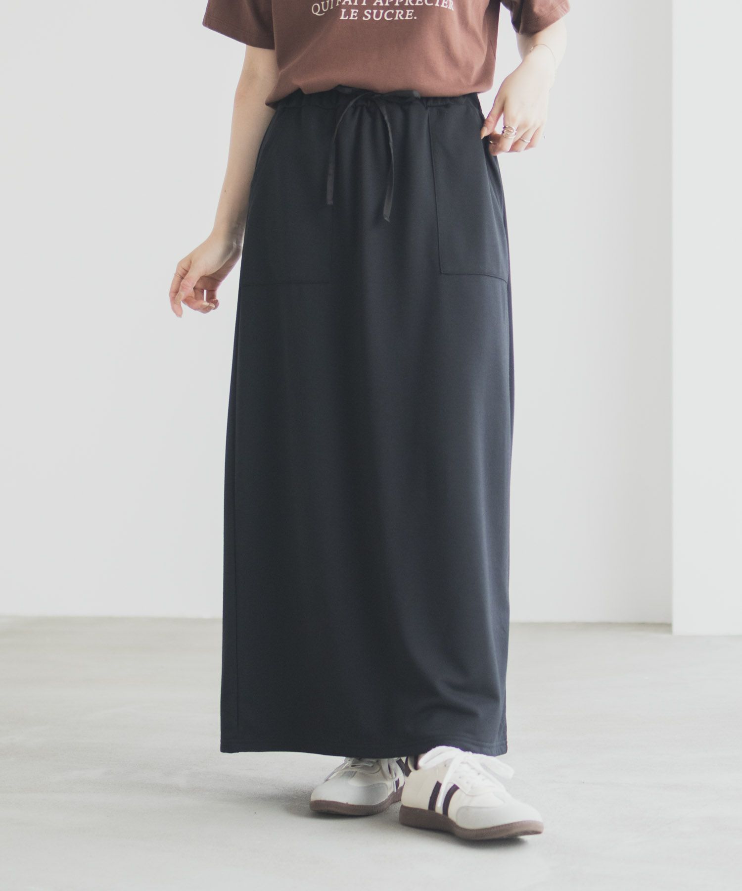 Idnes スウェットナロースカート レディース商品画像-11