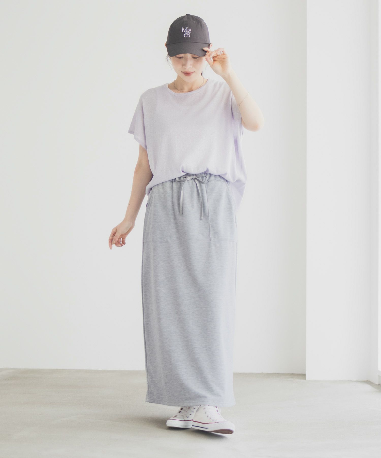 Idnes スウェットナロースカート レディース商品画像-25