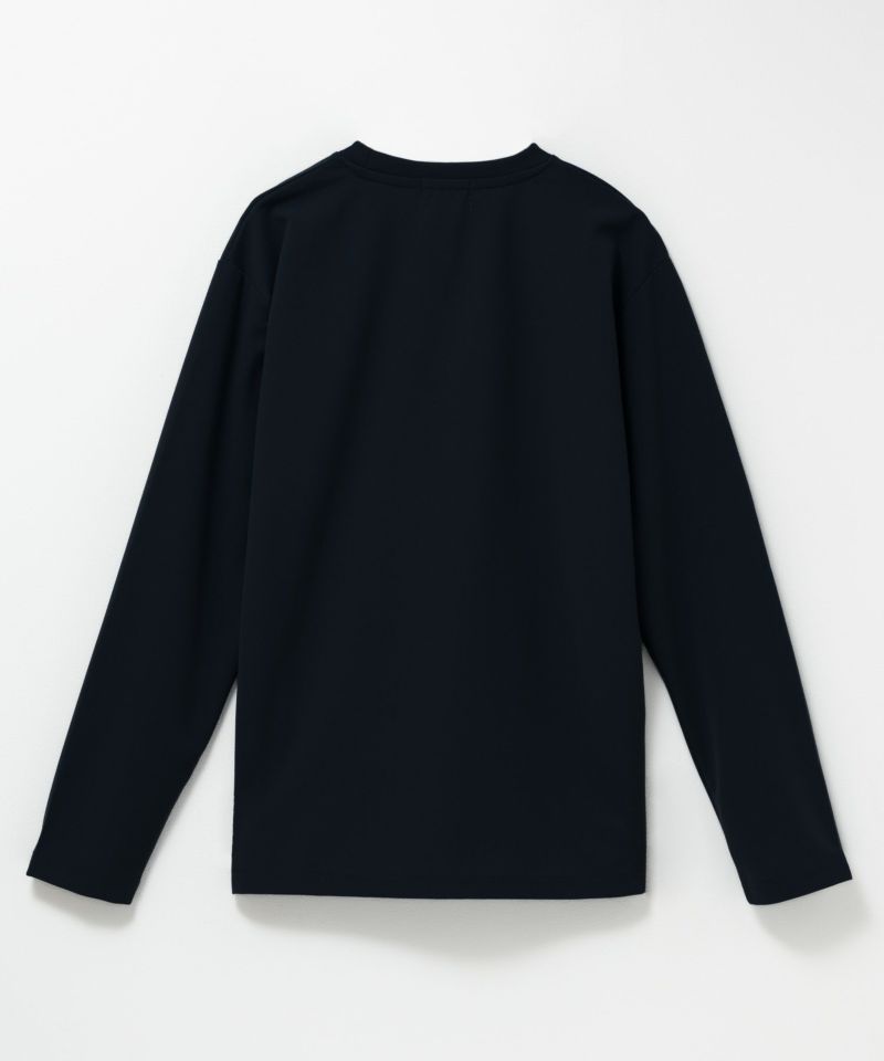 CONVERSE ポンチ素材 ポケット付き刺繍長袖Tシャツ メンズ商品画像-4