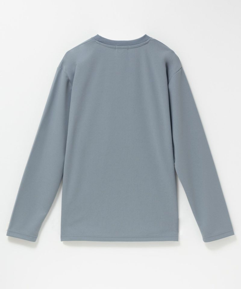 CONVERSE ポンチ素材 ポケット付き刺繍長袖Tシャツ メンズ商品画像-6