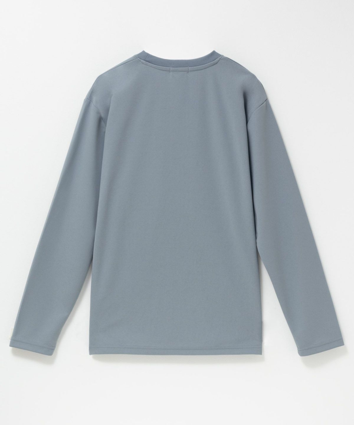 CONVERSE ポンチ素材 ポケット付き刺繍長袖Tシャツ メンズ