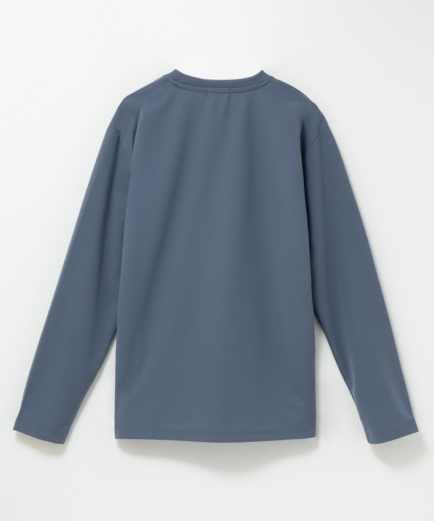 CONVERSE ポンチ素材 ポケット付き刺繍長袖Tシャツ メンズ