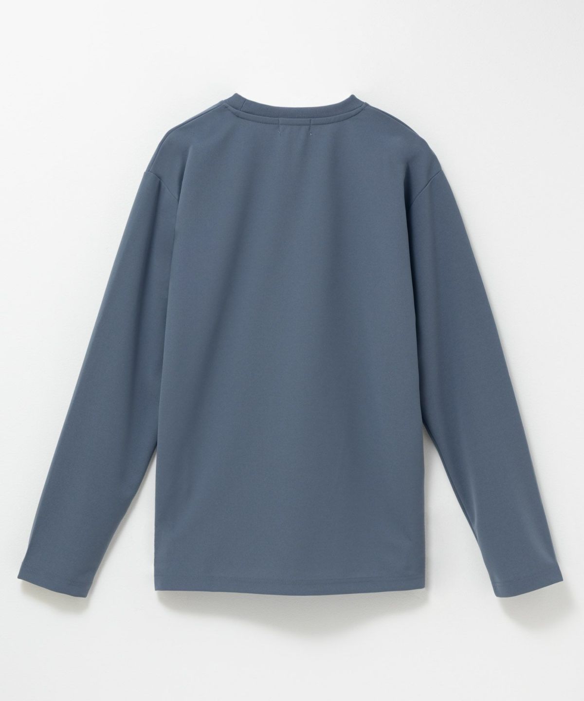 CONVERSE ポンチ素材 ポケット付き刺繍長袖Tシャツ メンズ