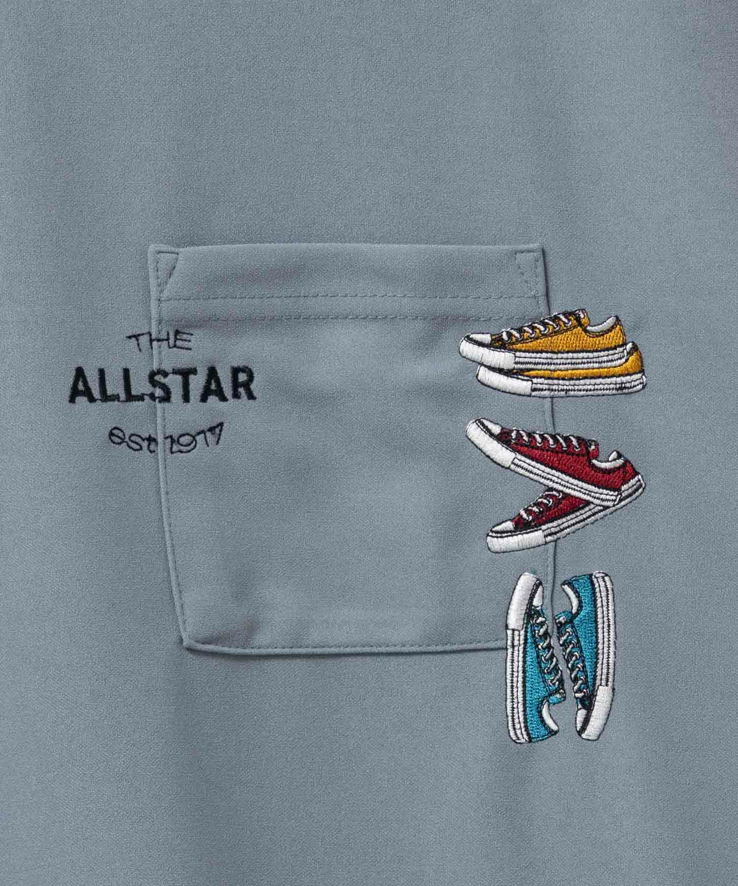 CONVERSE  ポンチ素材 ポケット付き刺繍長袖Tシャツ メンズ商品サムネイル-11