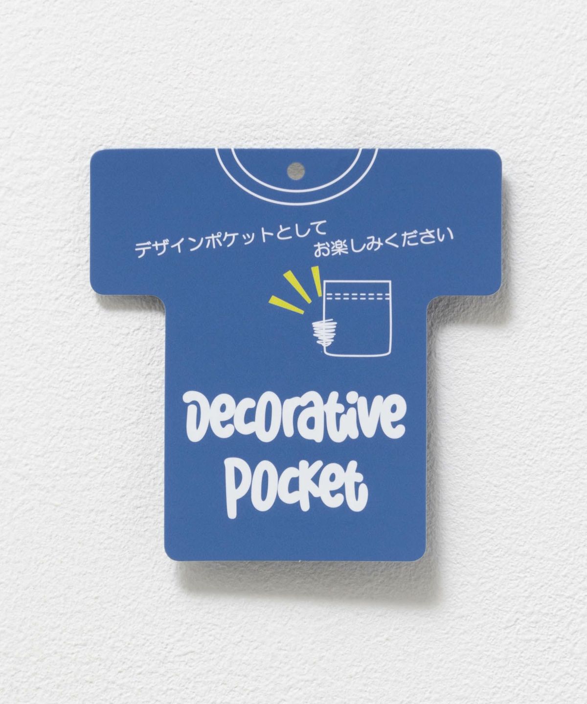 CONVERSE ポンチ素材 ポケット付き刺繍長袖Tシャツ メンズ