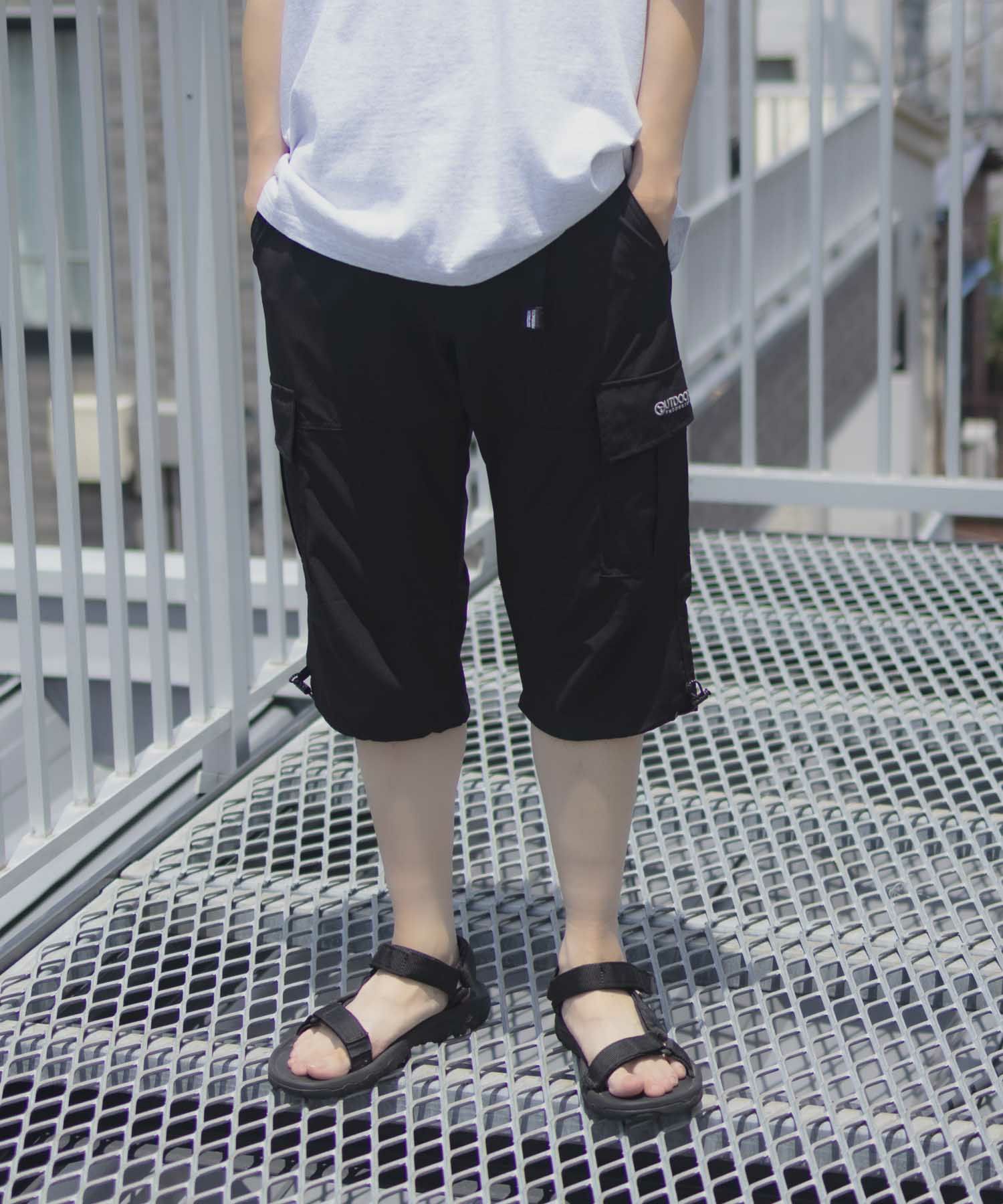 OUTDOOR PRODUCTS ポリリップストレッチカーゴクロップドパンツ メンズ商品サムネイル-1
