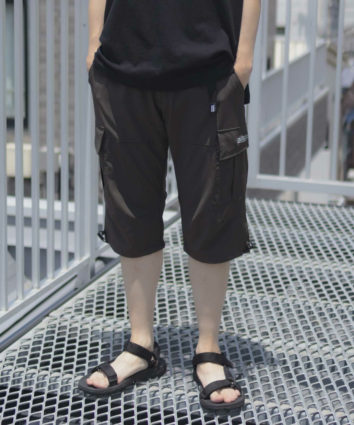 OUTDOOR PRODUCTS ポリリップストレッチカーゴクロップドパンツ メンズ商品サムネイル-2