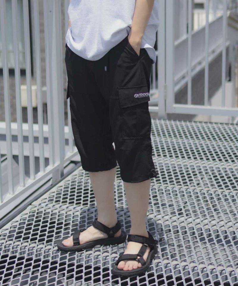 OUTDOOR PRODUCTS ポリリップストレッチカーゴクロップドパンツ メンズ商品画像-5