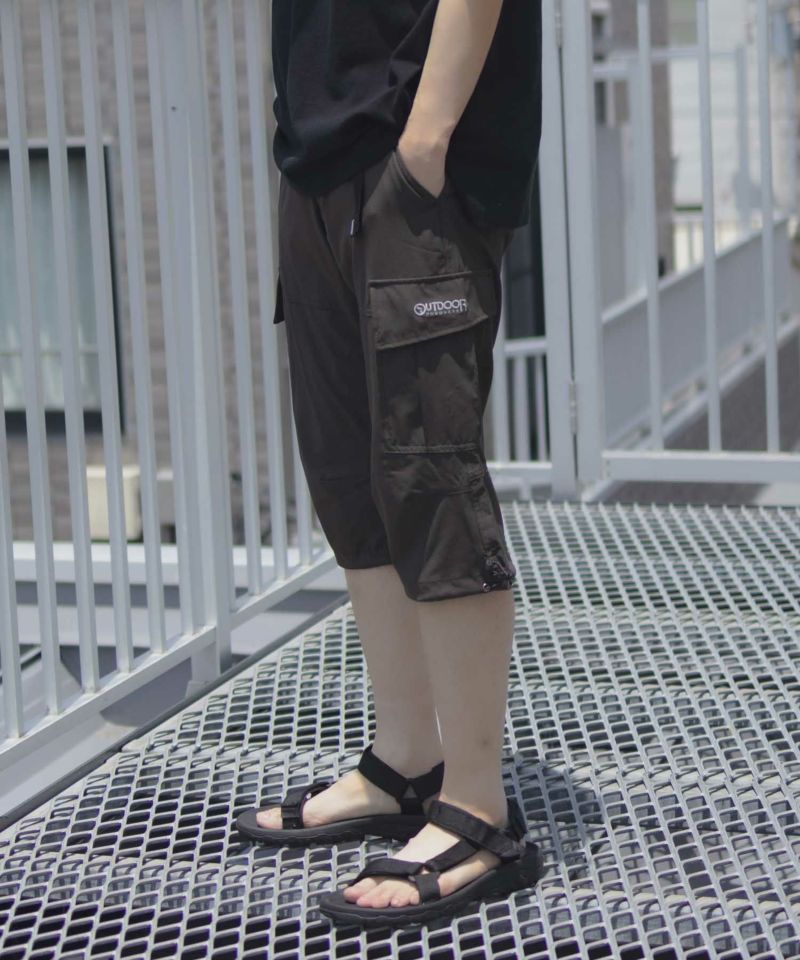 OUTDOOR PRODUCTS ポリリップストレッチカーゴクロップドパンツ メンズ商品画像-12