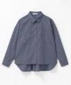 milli de l'air デニムライクシャツ レディース