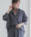 [値下げ]milli de l'air デニムライクシャツ レディース商品サムネイル-1