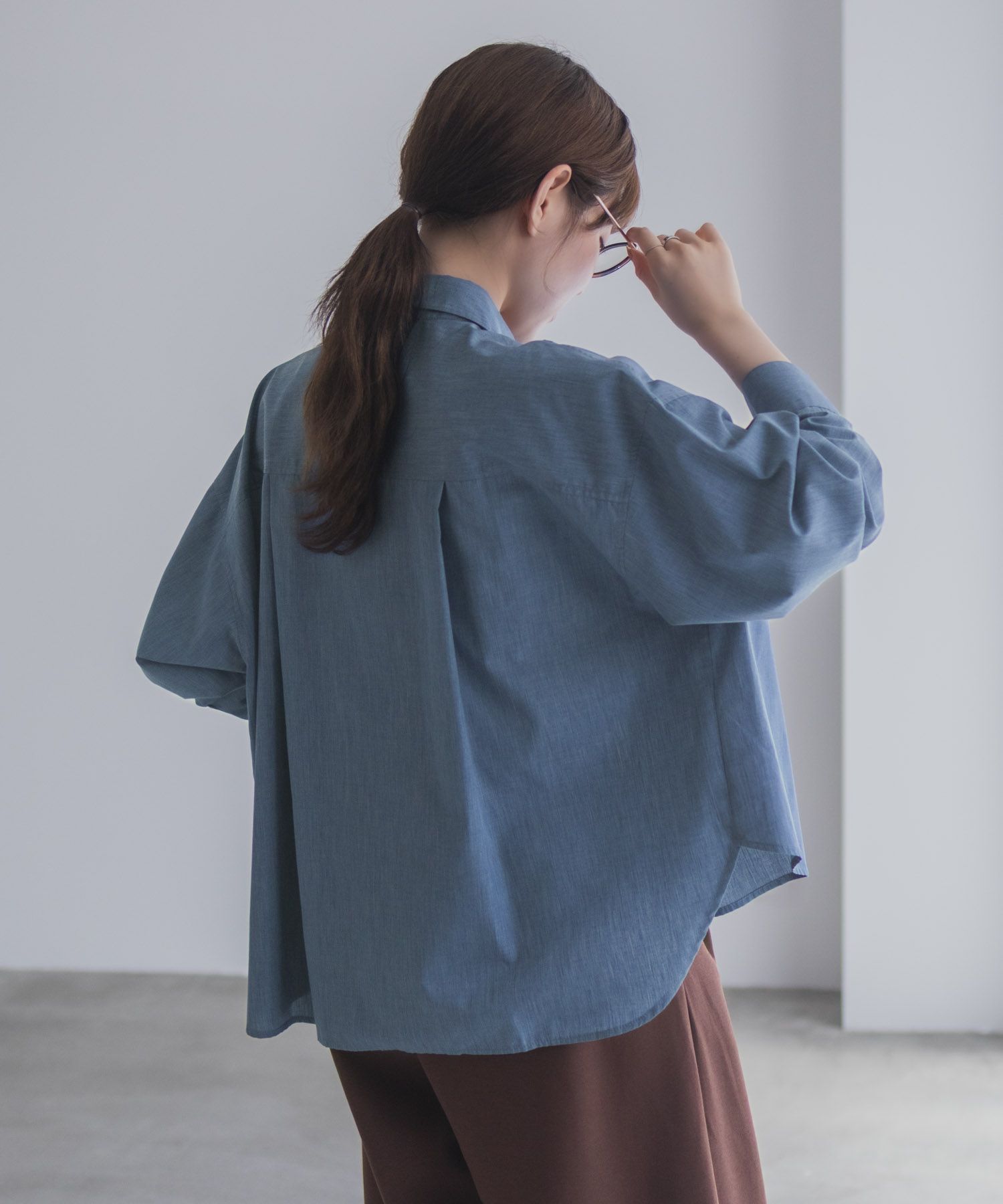 milli de l'air デニムライクシャツ レディース商品サムネイル-19