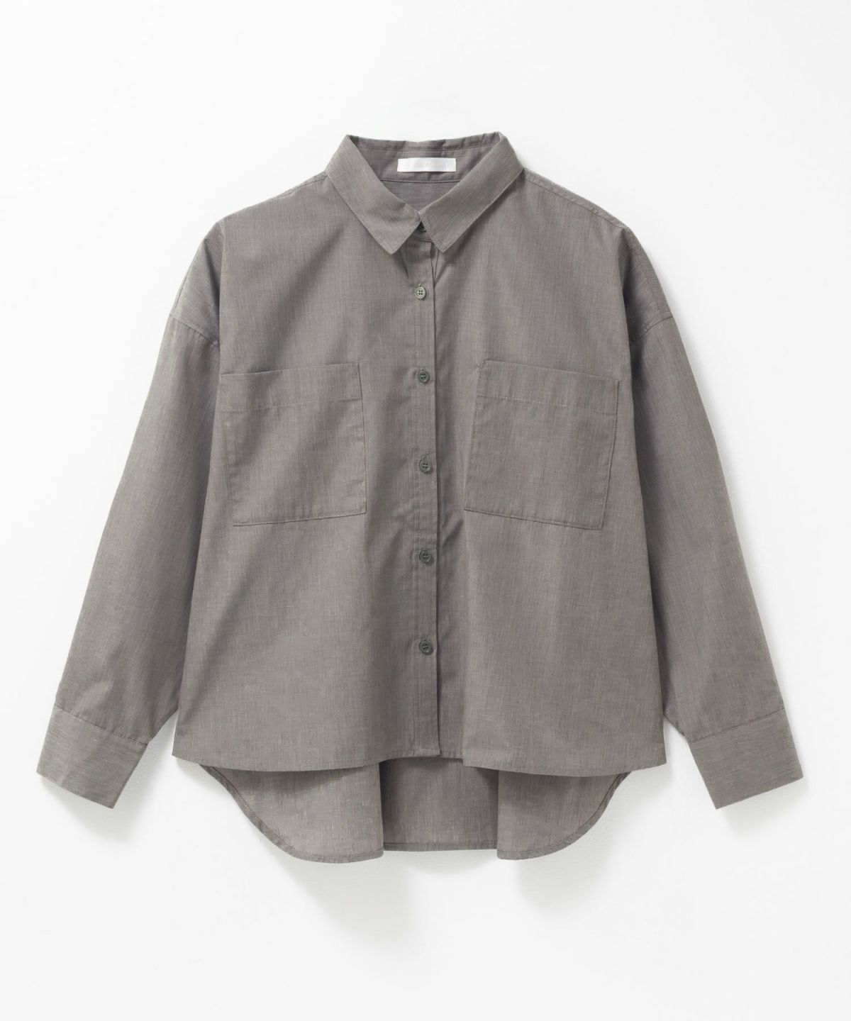 milli de l'air デニムライクシャツ レディース