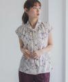 milli de l'air 2WAYフレンチボウタイブラウス レディース