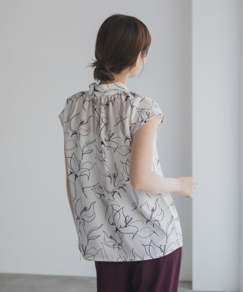 milli de l'air 2WAYフレンチボウタイブラウス レディース商品画像-10