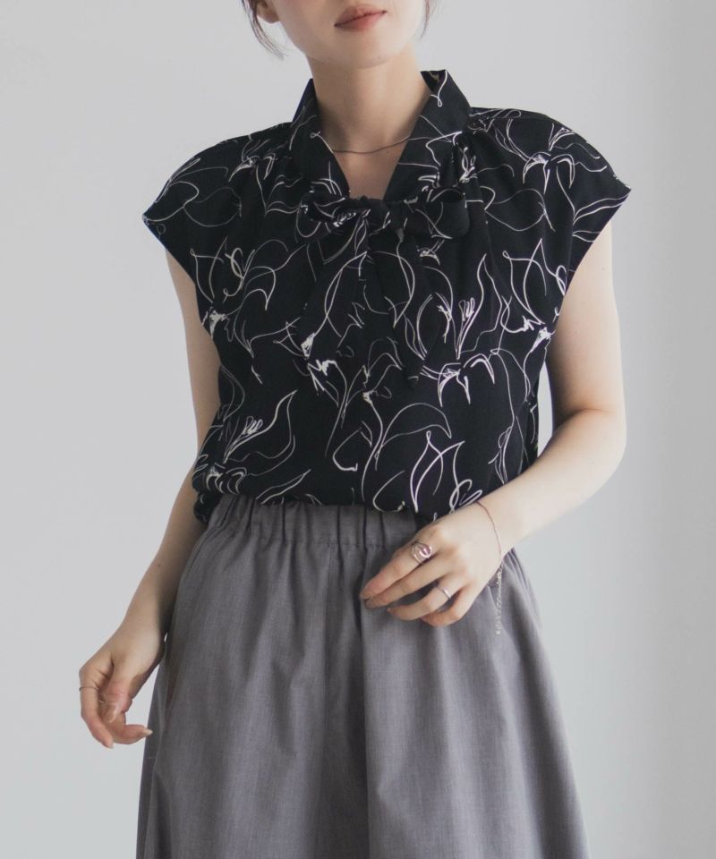 milli de l'air 2WAYフレンチボウタイブラウス レディース商品画像-12