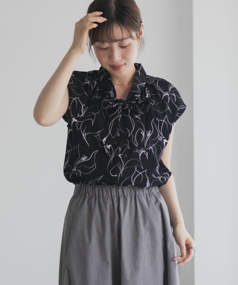 milli de l'air 2WAYフレンチボウタイブラウス レディース商品画像-13