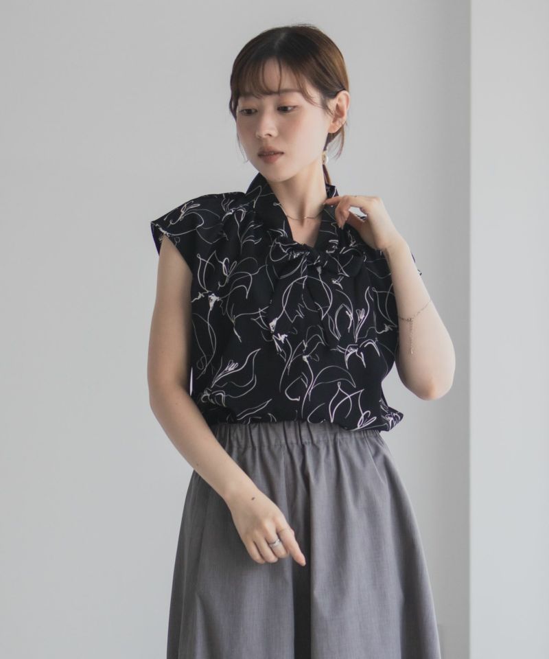 milli de l'air 2WAYフレンチボウタイブラウス レディース商品画像-14