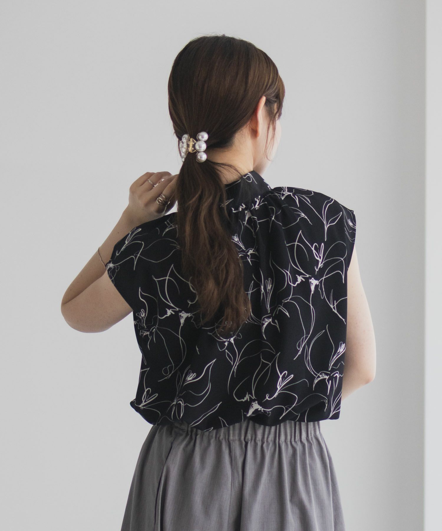 milli de l'air 2WAYフレンチボウタイブラウス レディース商品サムネイル-16