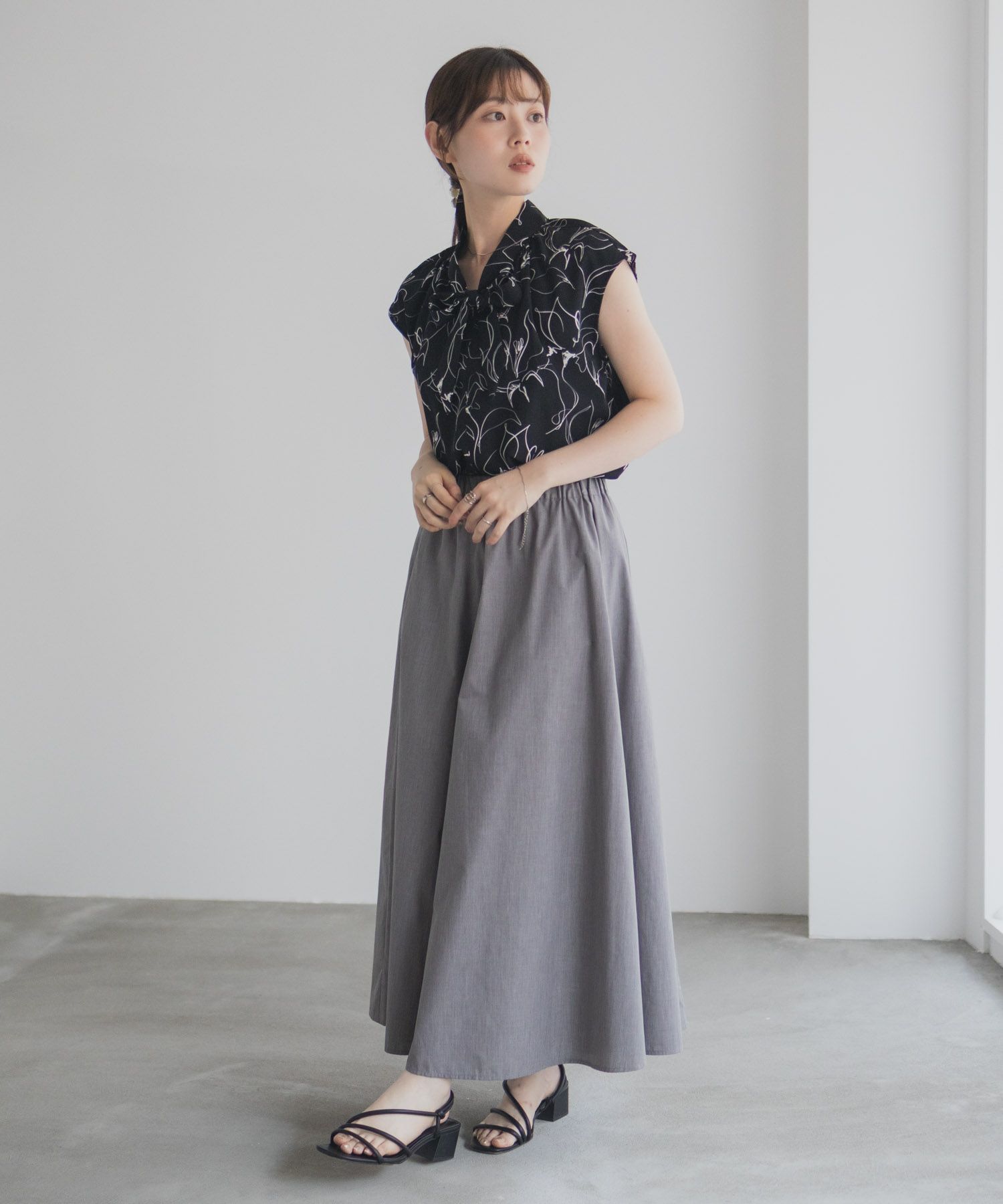 milli de l'air 2WAYフレンチボウタイブラウス レディース商品サムネイル-24