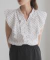 milli de l'air ラッフルフリルキーネックブラウス レディース商品サムネイル-12