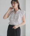 milli de l'air ラッフルフリルキーネックブラウス レディース商品サムネイル-14