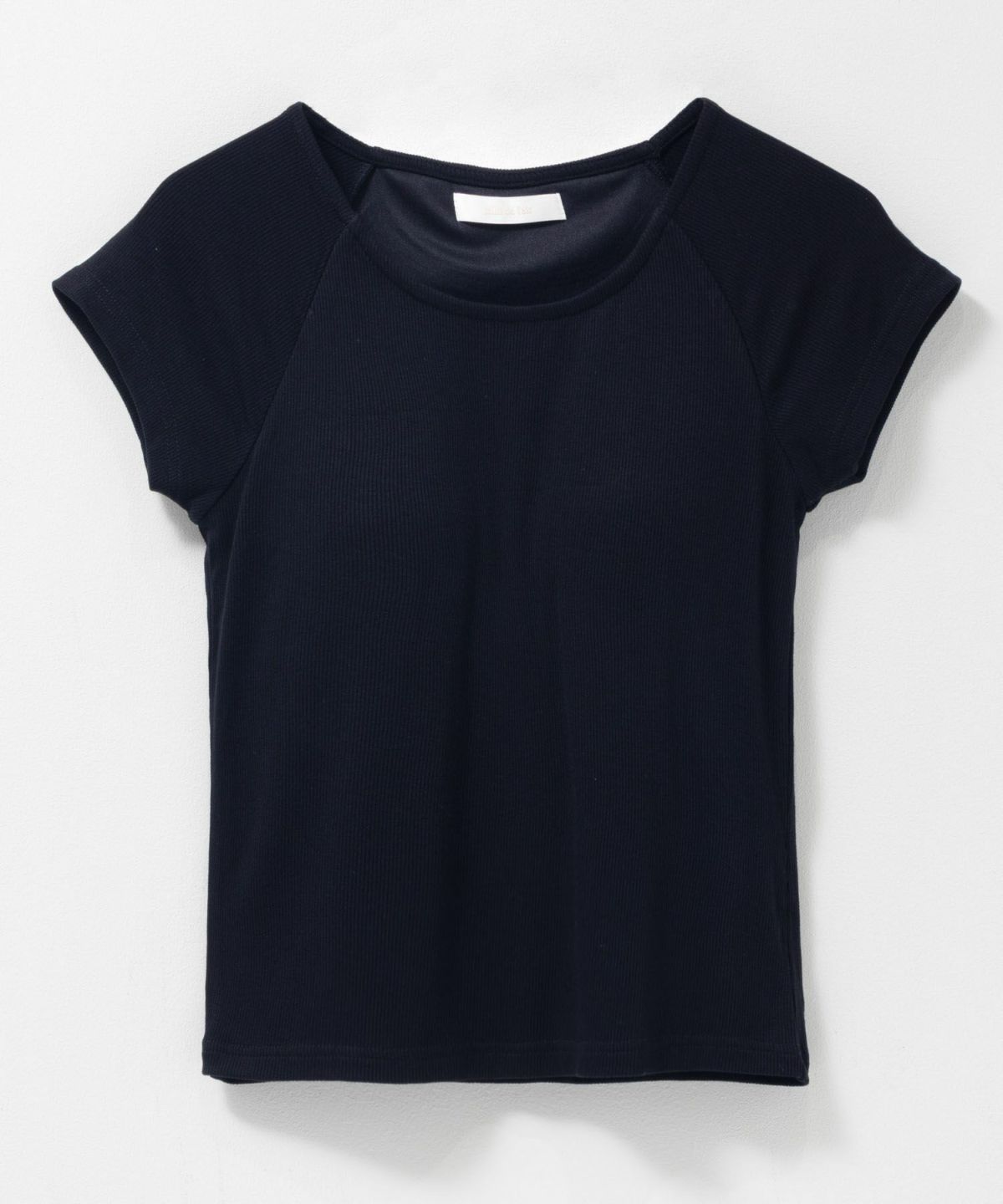 milli de l'air テレコカップ付き半袖トップス レディース