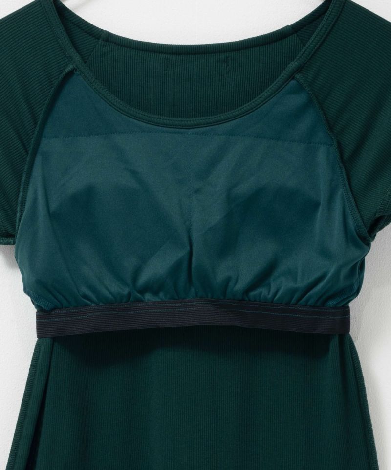 milli de l'air テレコカップ付き半袖トップス レディース商品画像-19