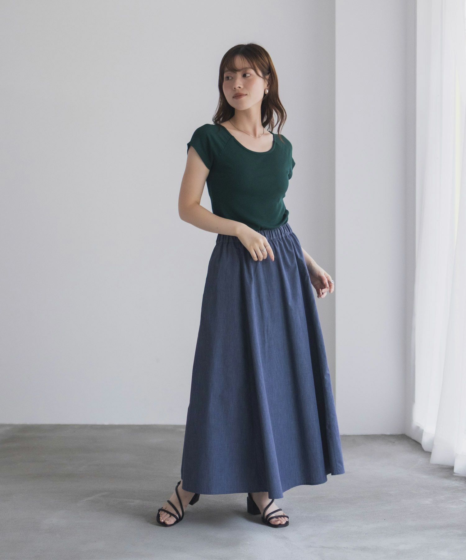 milli de l'air テレコカップ付き半袖トップス レディース商品サムネイル-20